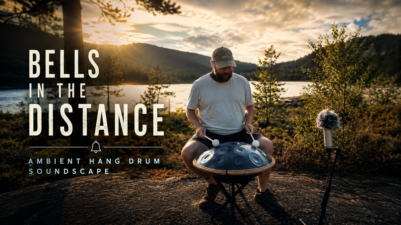Artwork for Bells in the Distance | Ambient Hang Drum Soundscape by a Norwegian Lake | Erik Averdal