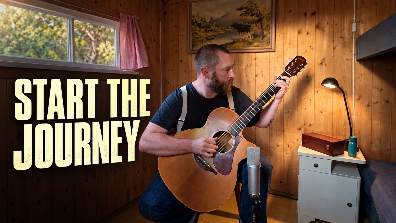 Artwork for The Long Departure | Deep Acoustic Guitar | Erik Averdal